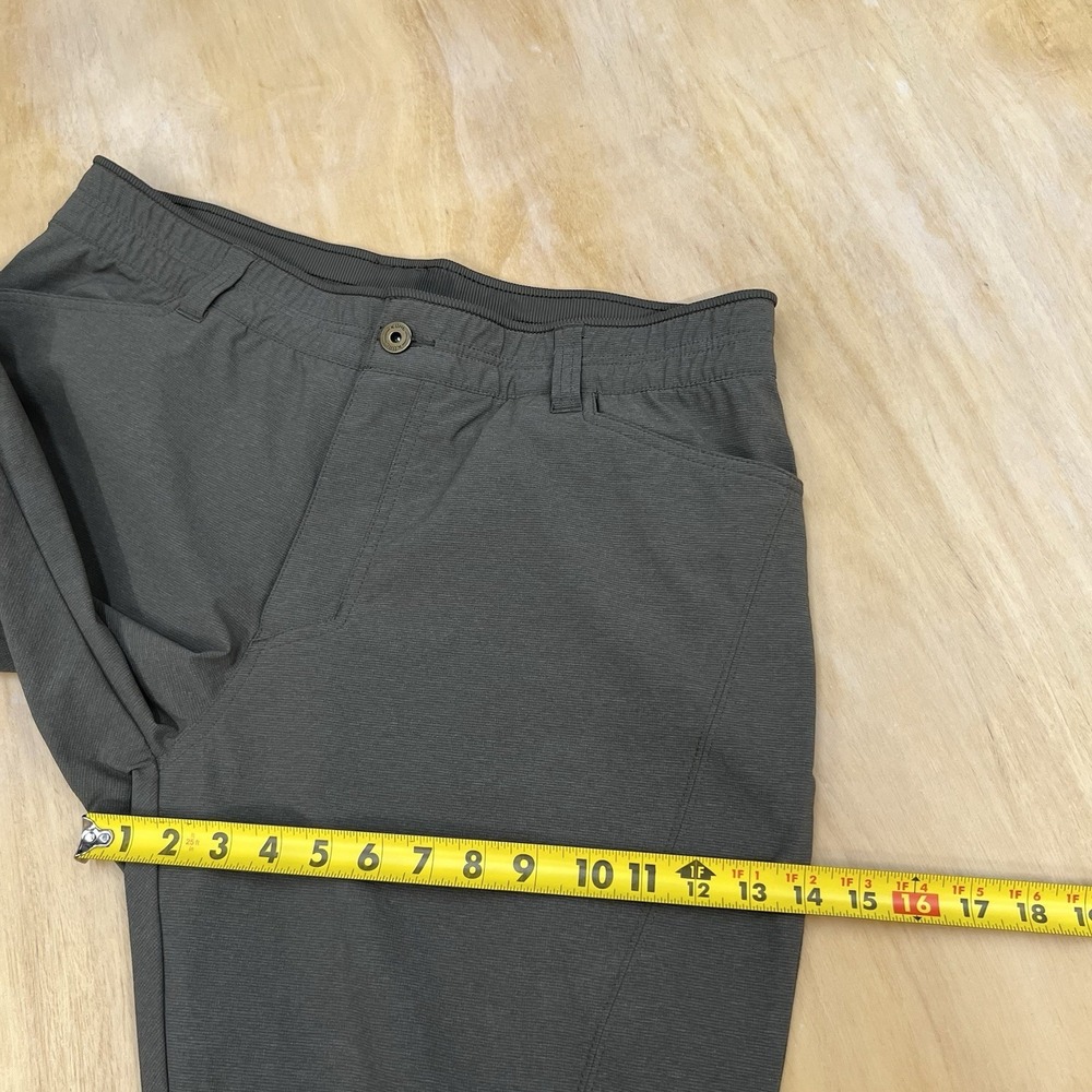 Kuhl Deceptr Chino Pants Mens 38x32 Slim Fit Tapered Leg Ripstop Stretch Green - Picture 8 of 13